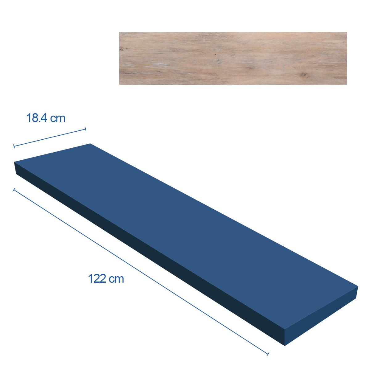 Piso PVC Manhattan Roble Earth Mate - 18.4X122 - 2.24 m2