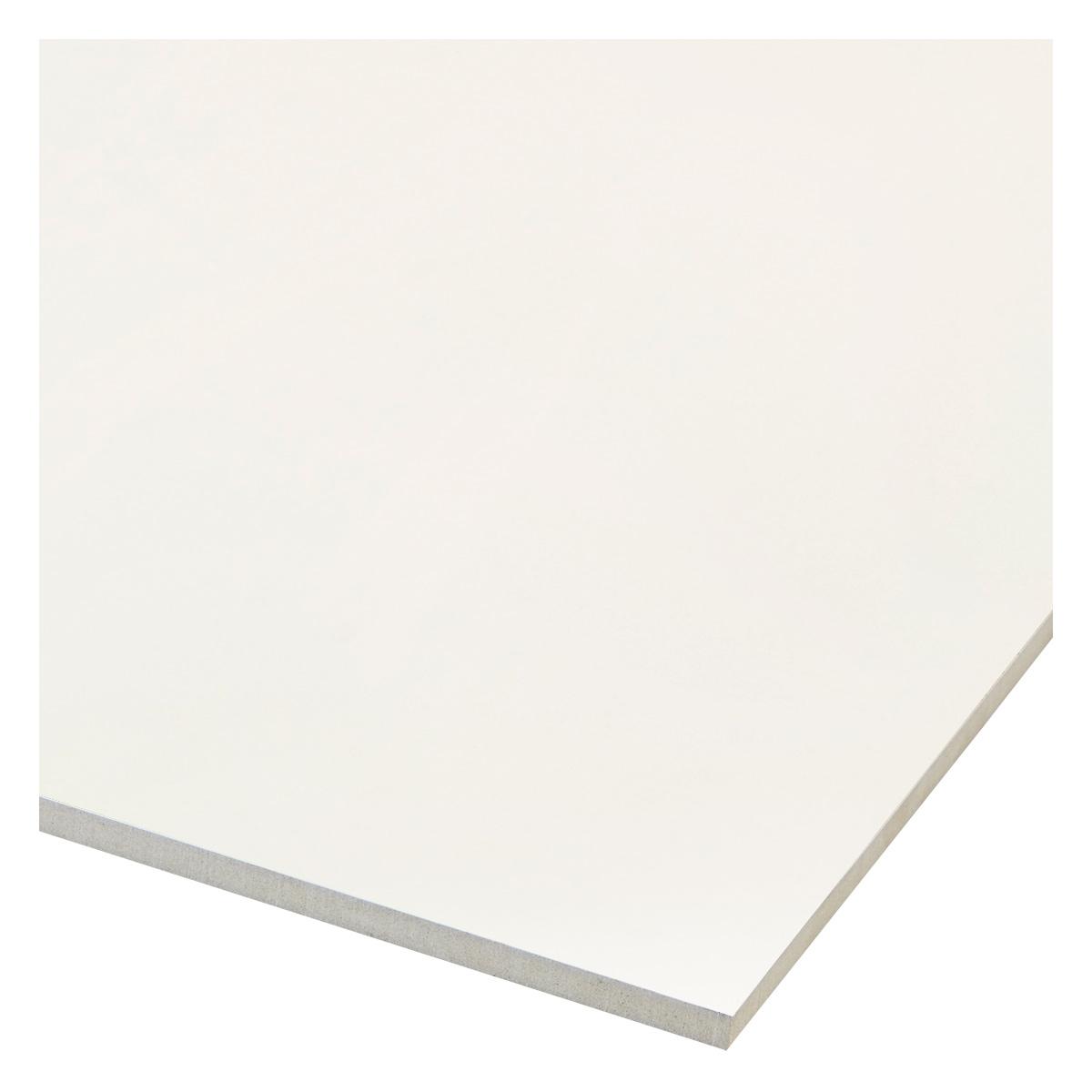 Porcelanato Unicolor Blanco Brillante - 60x60 cm - 1.44 m2