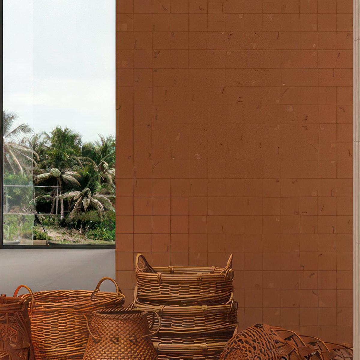 Porcelanato Maracangalha Marrón Mate - 9.95X9.95 cm - 0.12 m2