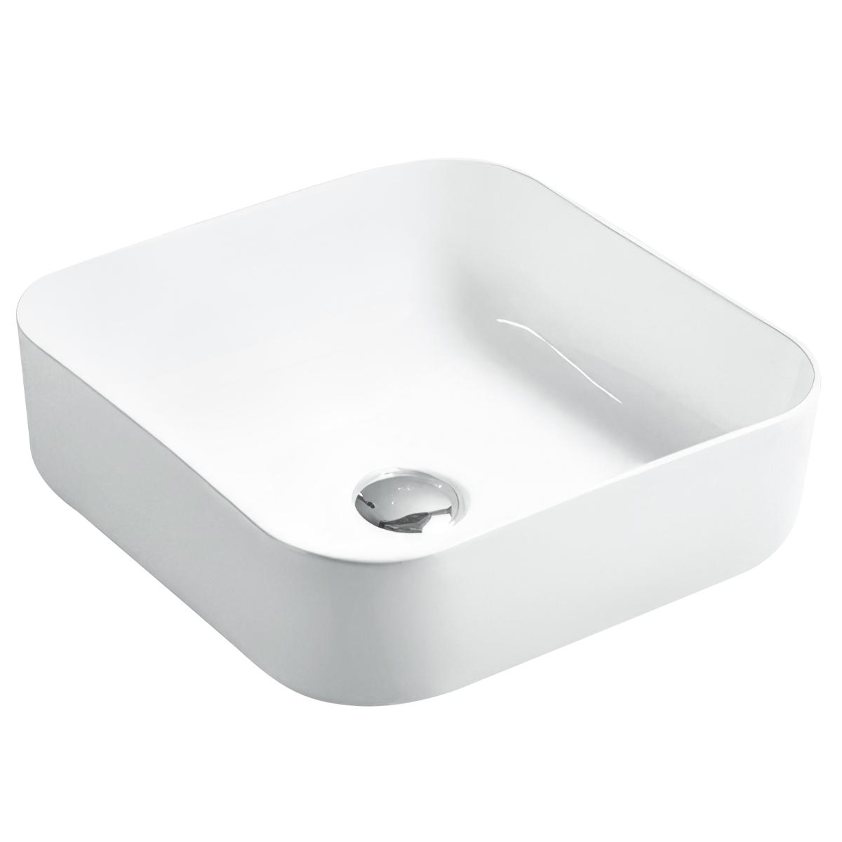 Bowl Lutxi Cuadrado Para Sobreponer - Blanco