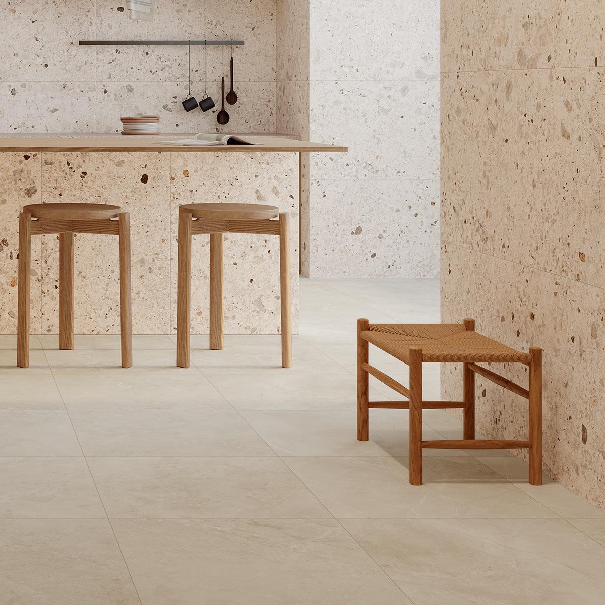 Porcelanato Status Beige Mate - 60X60 cm - 1.44 m2
