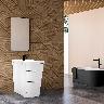Mueble De Baño Origin Orikum Blanco  65X80X52cm C/Rebose Inc. Bowl Empotrar
