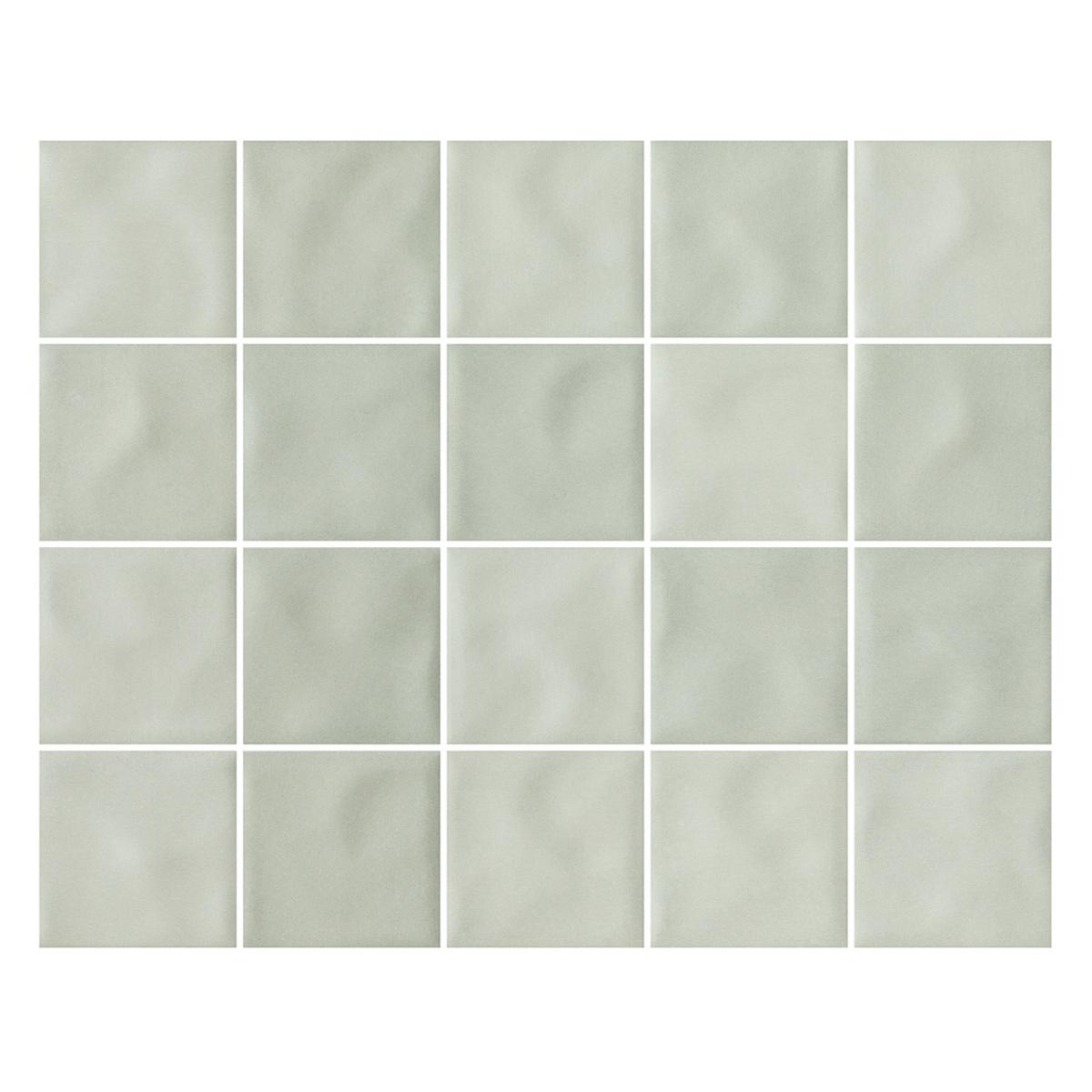 Gres Porcelánico Prisma Verde Brillante - 7.5X7.5 cm - 1.59 m2