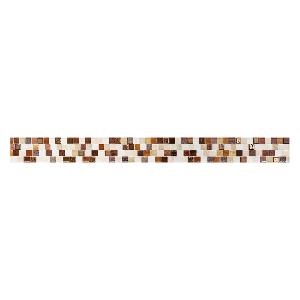 Listelo Zigurat Beige Brillante/Mate - 45X4 cm - 1 pza