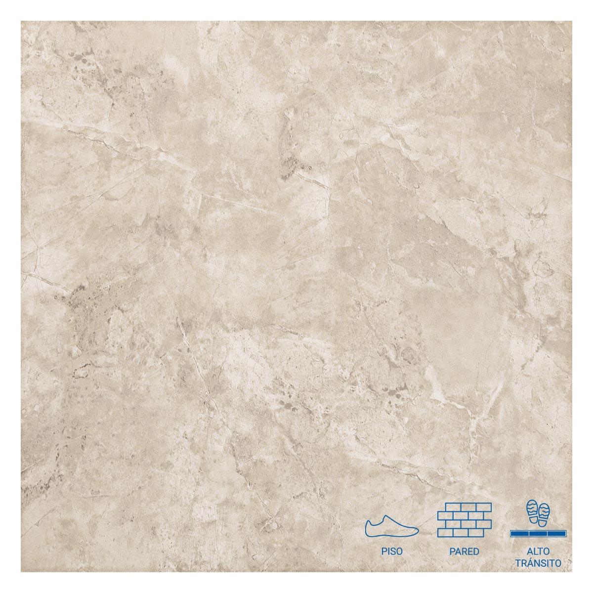 Porcelanato Capadocia Piedra Crema - 61 x 61 cm - 1.48 m2