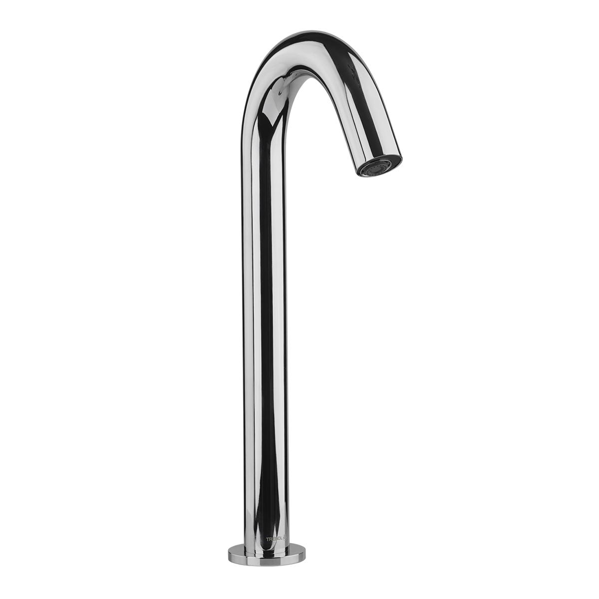 Llave Sensor Para Lavatorio Pico Alto - Plateado
