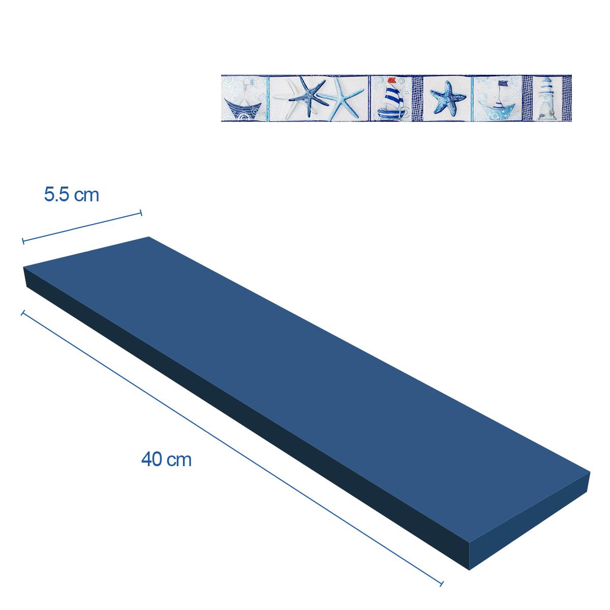 Listelo Pool Blanco Brillante - 40X5.5 cm - 1 pza