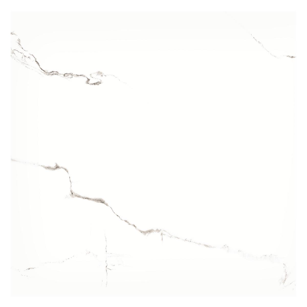 Porcelanato Statuario Blanco Pulido - 60X60 cm - 1.44 m2