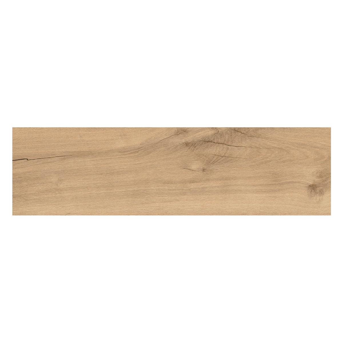 Porcelanato Bricola Haya Marrón Mate - 20X75 cm - 1.05 m2