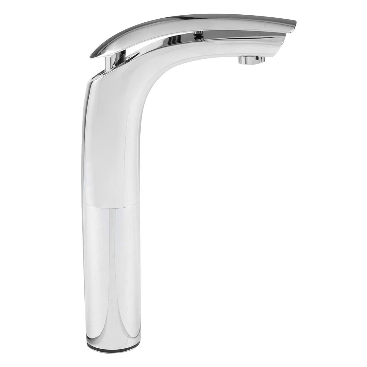 Monocomando Martini Alto Para Lavatorio - Plateado