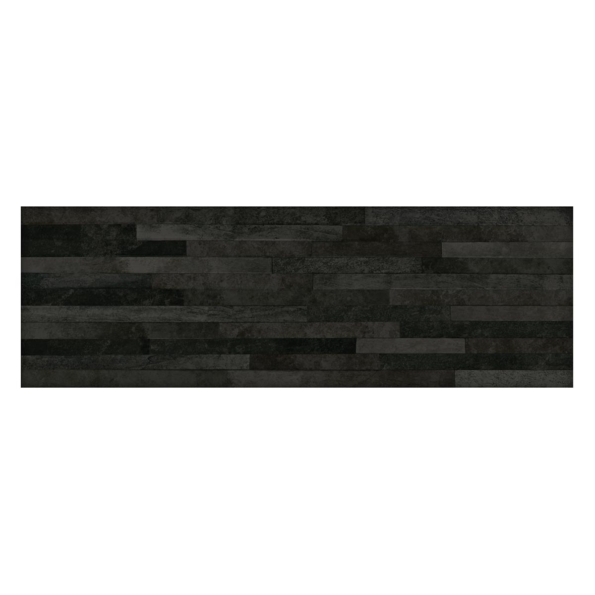 Porcelanato Aspen Negro Mate - 17X52 cm - 0.89 m2