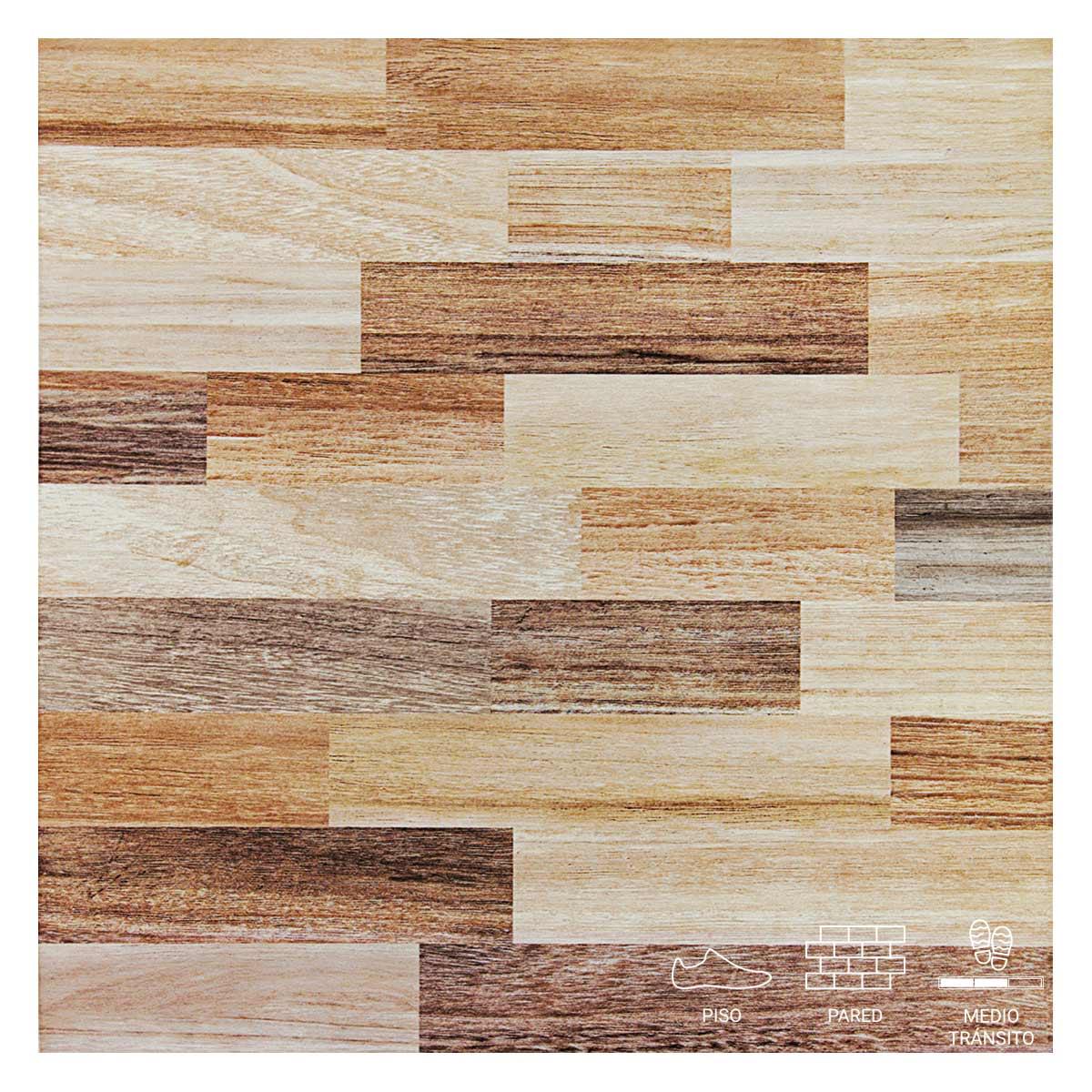 Piso Dallas Plus Beige Brillante - 45X45 cm - 2.03 m2