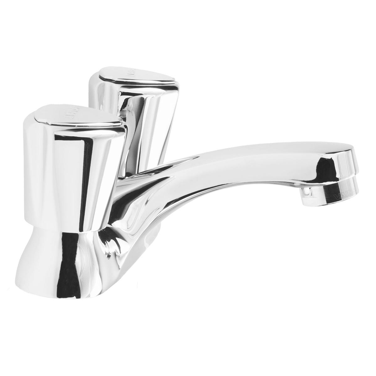 Mezcladora Mares Para Lavatorio - Plateado