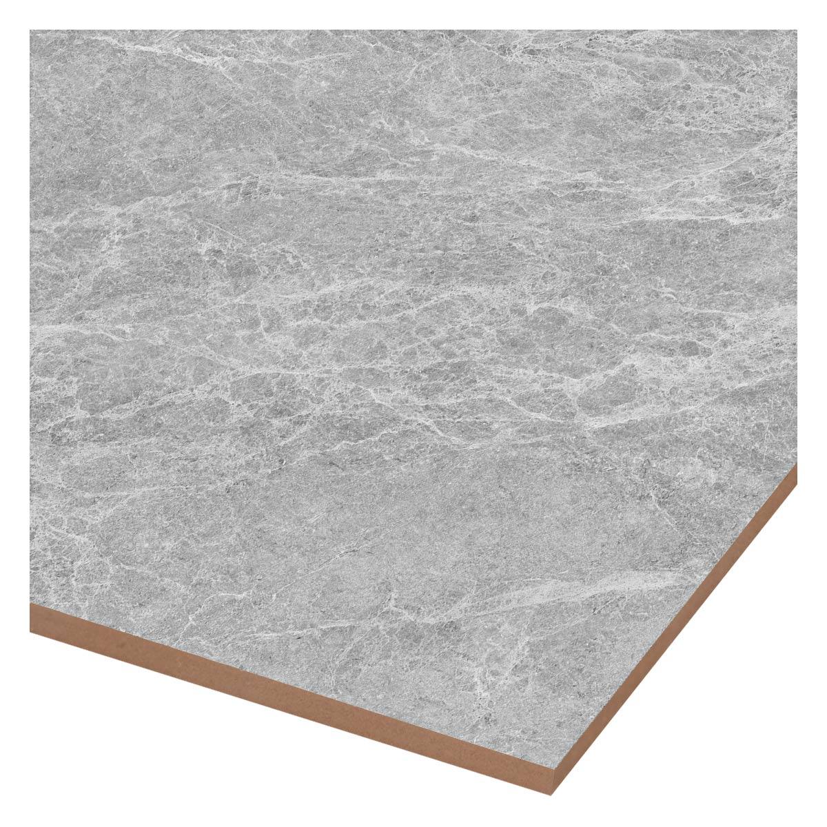 Porcelanato Emperador Gris Claro Brillante - 60X60 cm - 1.44 m2