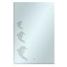 Espejo Delfin Pulido Brillante Luz LED