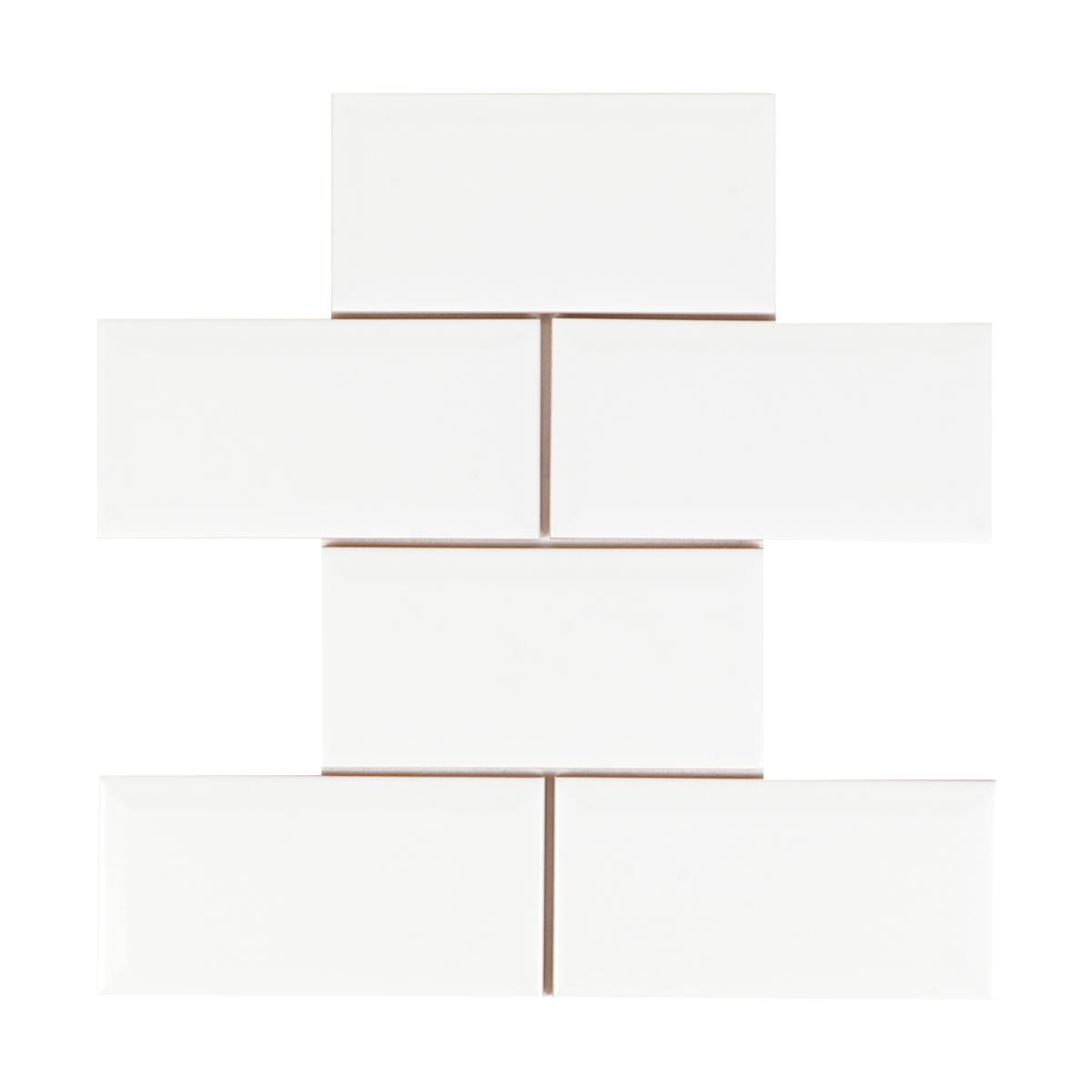 Mayólica Straight Blanco Mate - 10X20 cm - 1.20 m2