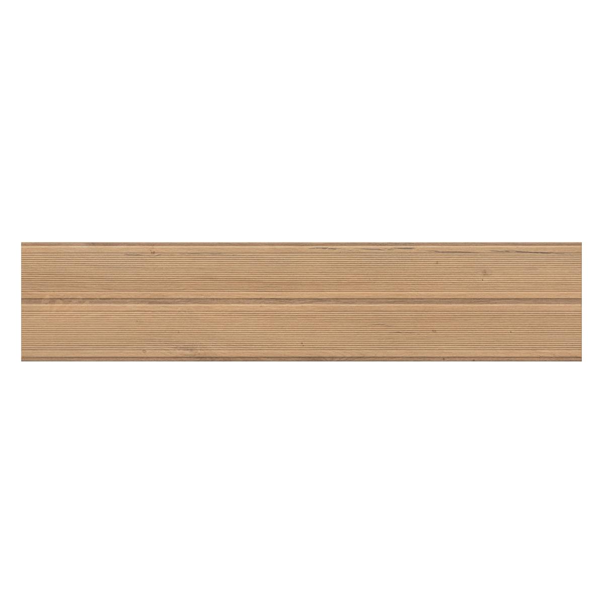 Porcelanato Bali Deck Camel Mate Rectificado - 19 x 90 cm - 1.54 m2