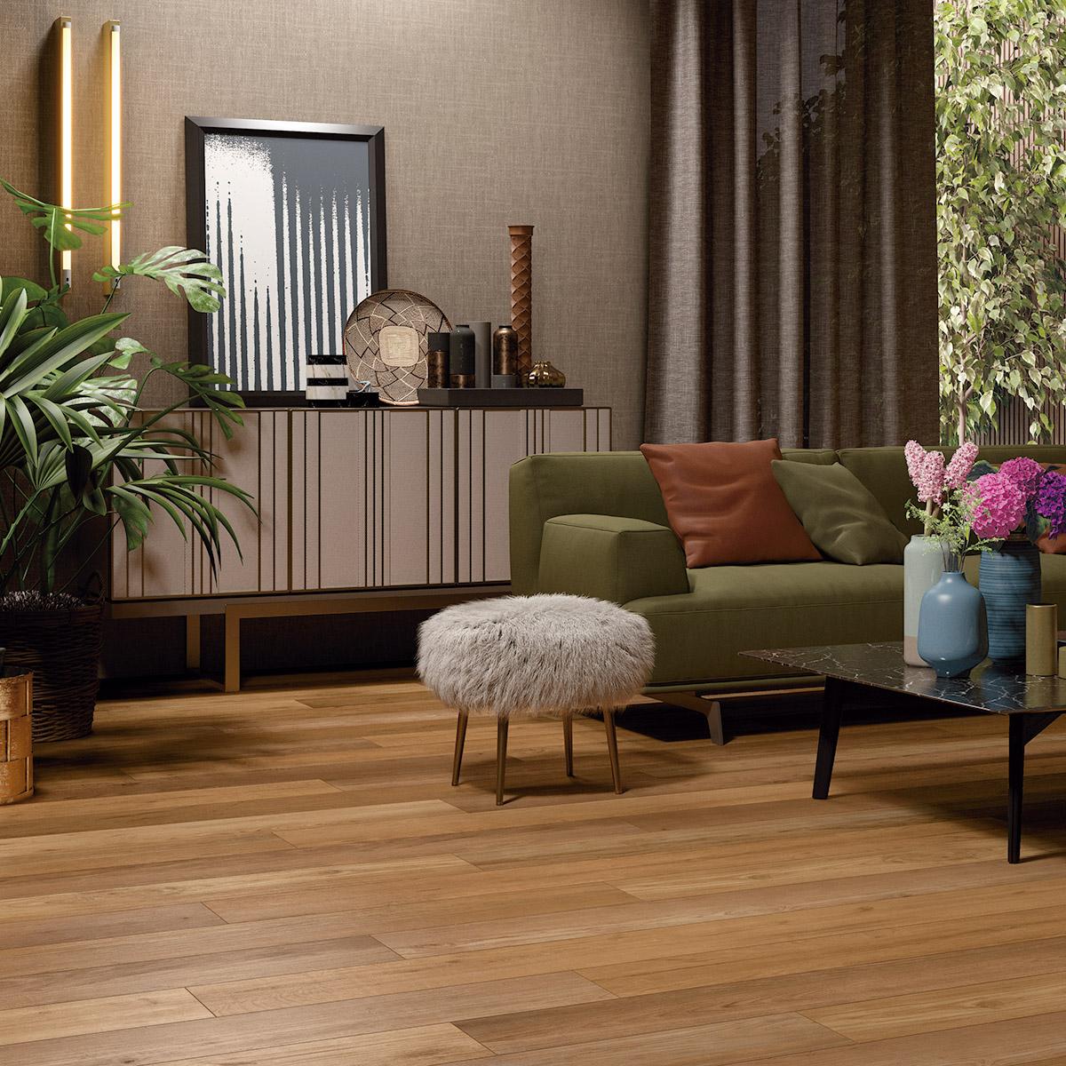 Porcelanato Legno Beige Mate - 20X180 cm - 1.08 m2
