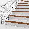 Perfil Antideslizante L Para Escaleras Pvc - Tabaco - 3.5X100 cm