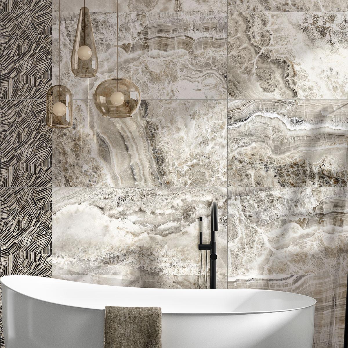 Porcelanato Black Dahlia Gris Mate - 60X120 cm - 2.88 m2