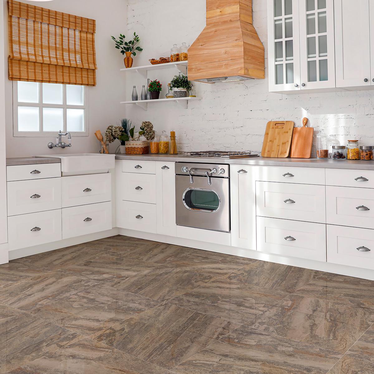 Porcelanato Petra Gris Pulido - 60X60 cm - 1.44 m2