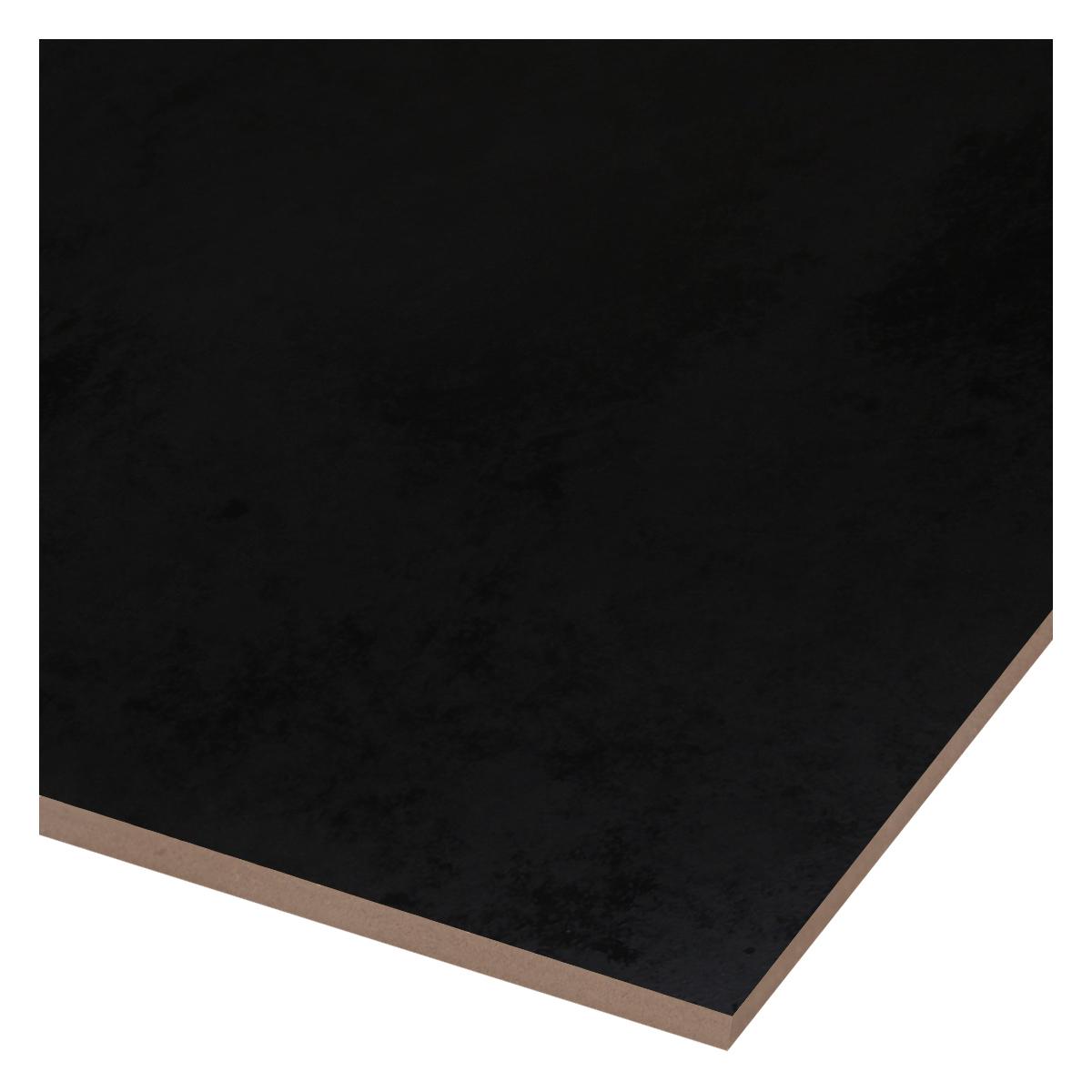 Porcelanato Romantic Potenza Negro Mate Fl 60X60 Caja 1.44 M2