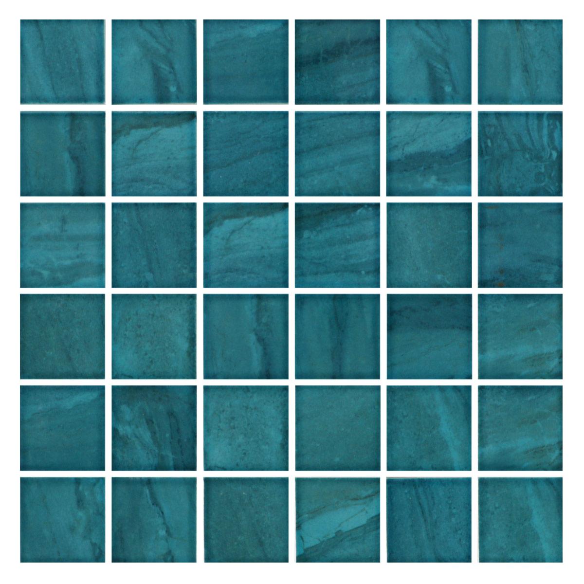 Porcelanato Caribbean Verde Brillante - 30.6X30.6 cm - 1.87 m2