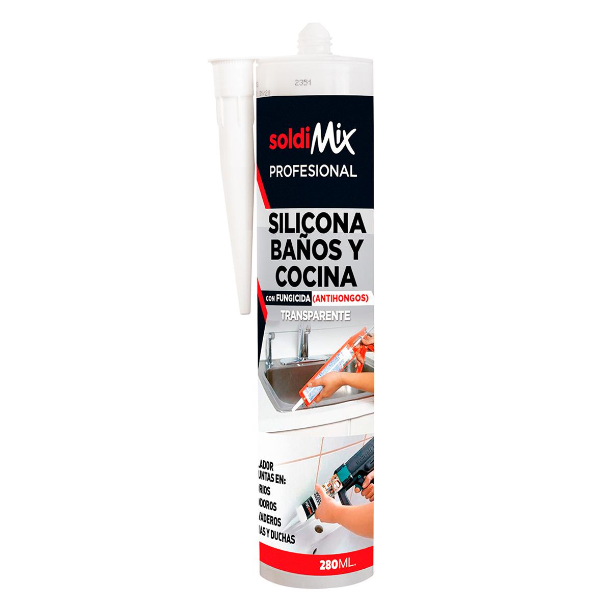 Sellador Silicona De Cartucho 280ML - Transparente