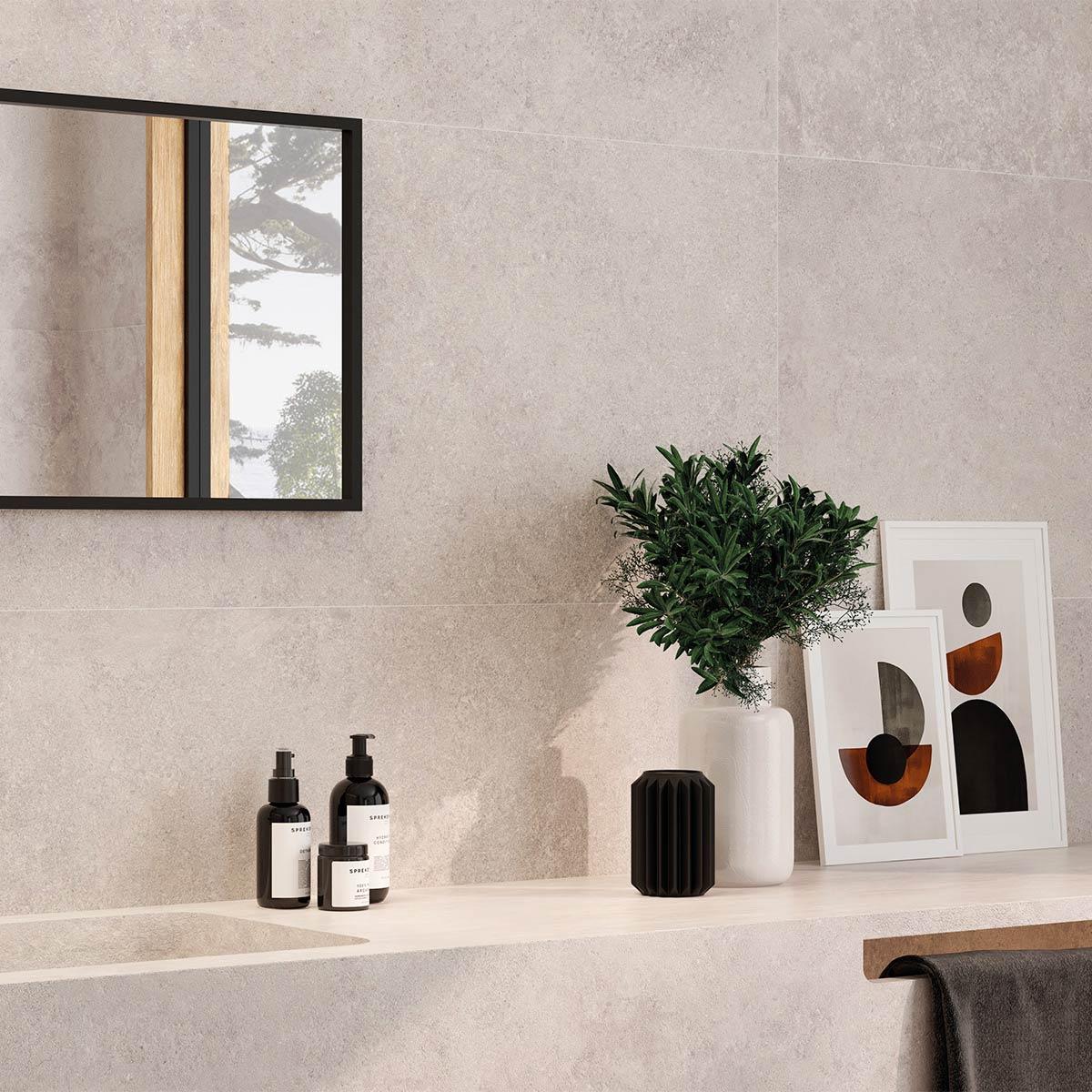Porcelanato Verse Soft Taupe Mate - 60X120 cm - 1.44 m2