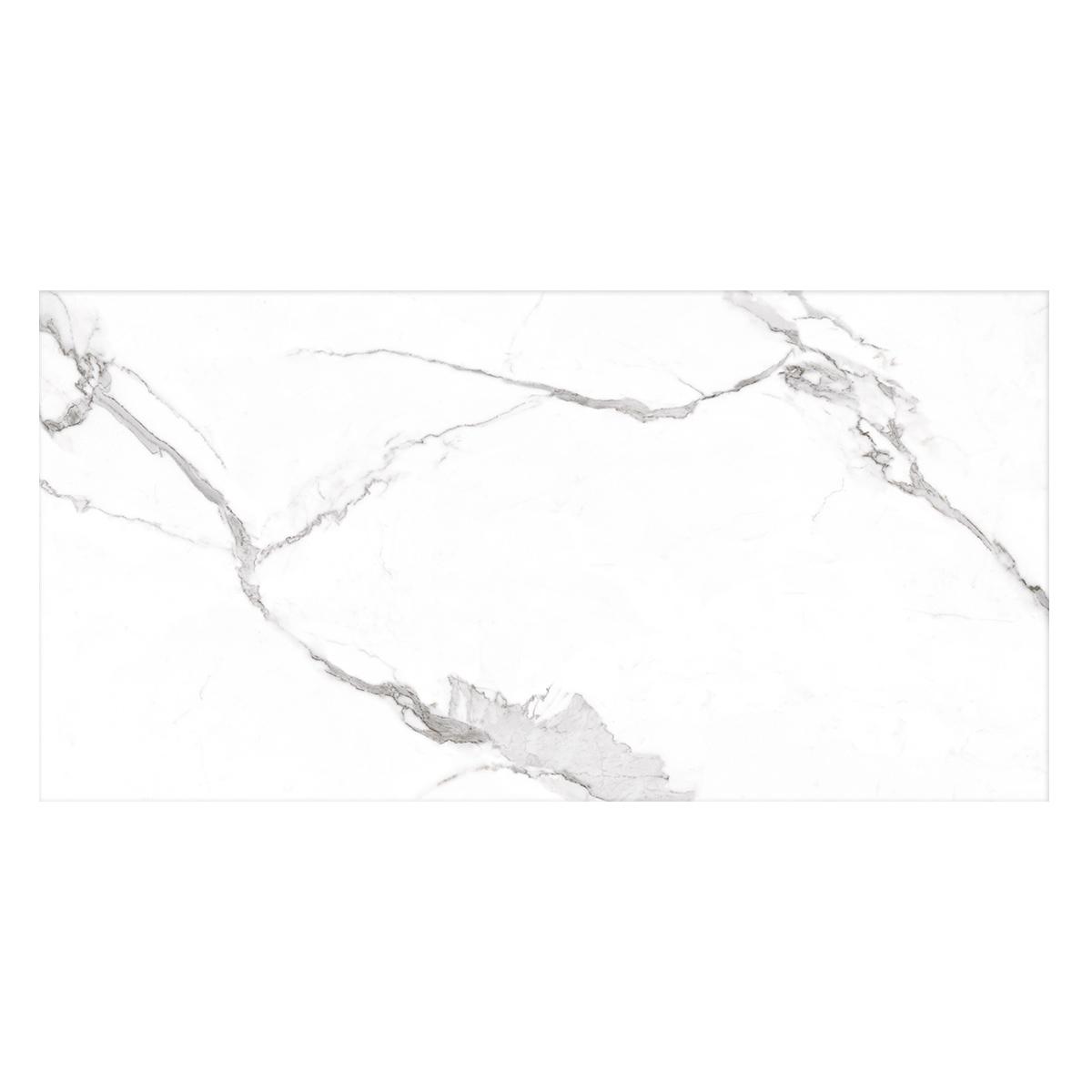 Porcelanato Quartz Calacatta Gris Brillante - 60X120 cm - 2.16 m2