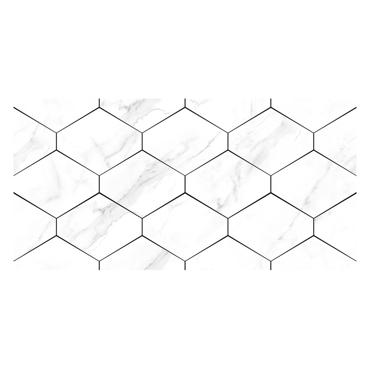 Mayólica Rombe Gris Brillante - 30X60 cm - 1.62 m2