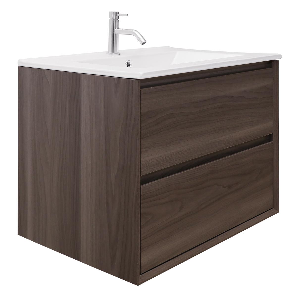 Mueble De Baño Golden Bath Gales Color Alerce 66 X 50 X 47 Cm. Inc.Lavat C/Reb