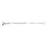 Tubo De Abasto Para Lavatorio Acero Inoxidable 40 cm