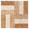 Piso Arkansas Madera Natural Brillante - 45X45 cm - 2.23 m2