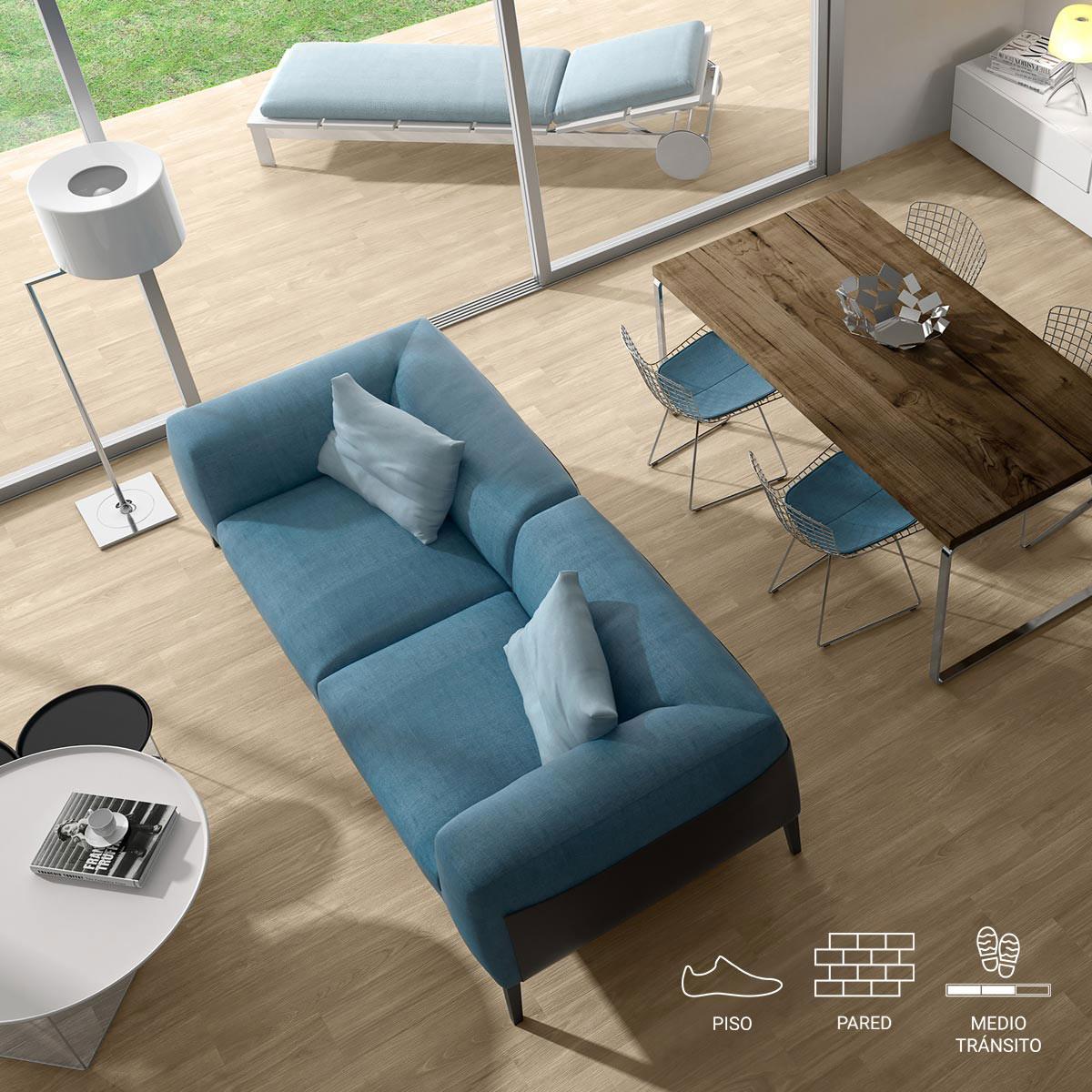 Porcelanato Opera Haya Mate - 20X75 cm - 1.05 m2