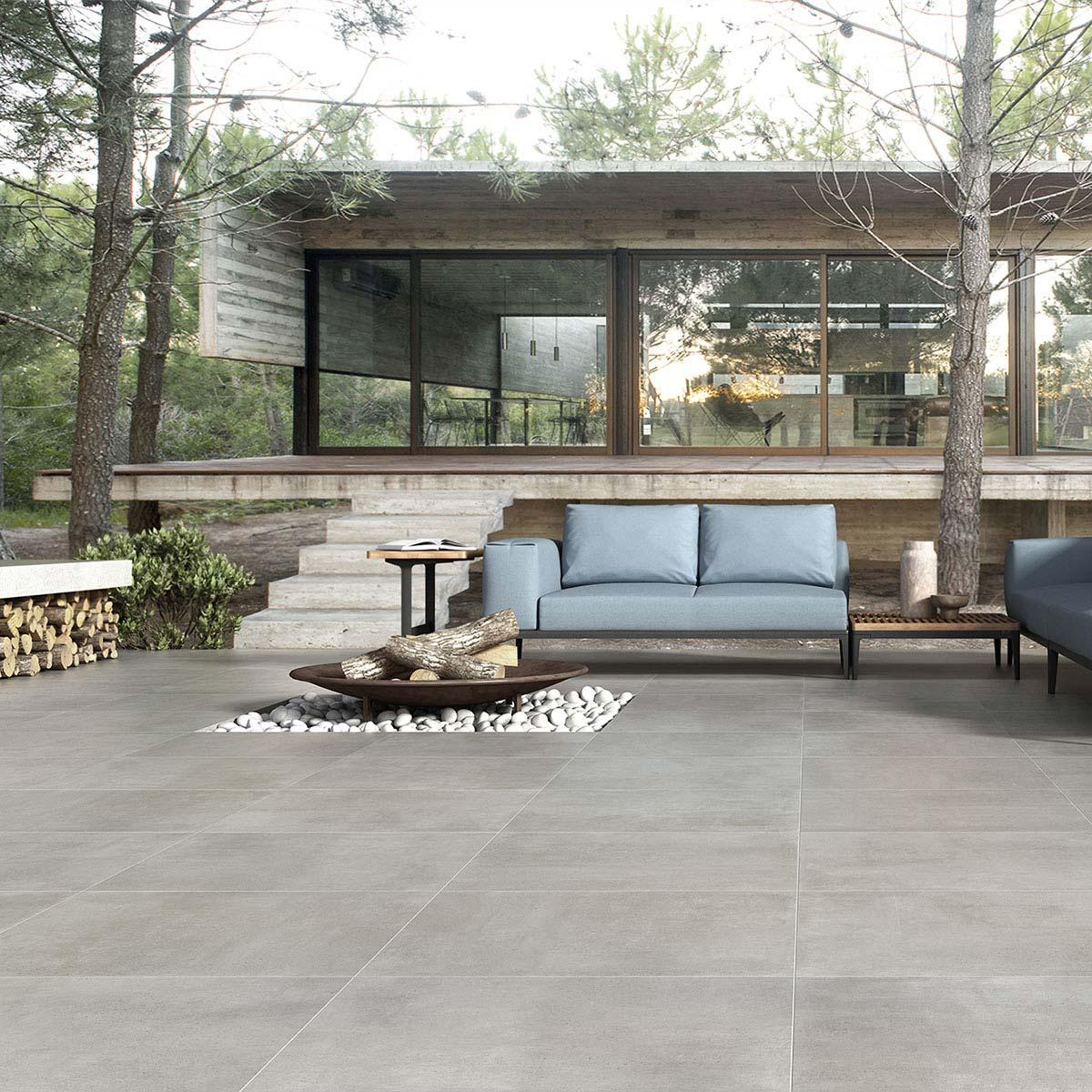 Porcelanato Boreal Gris Mate - 75X75 cm - 1.13 m2