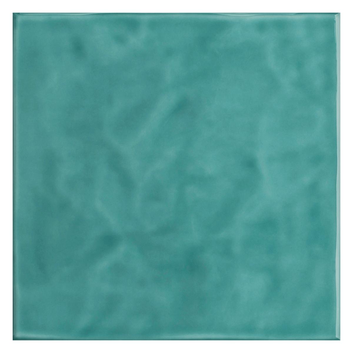 Mayólica Verde Agua Onda Brillante - 20 x 20 cm - 1.48 m2