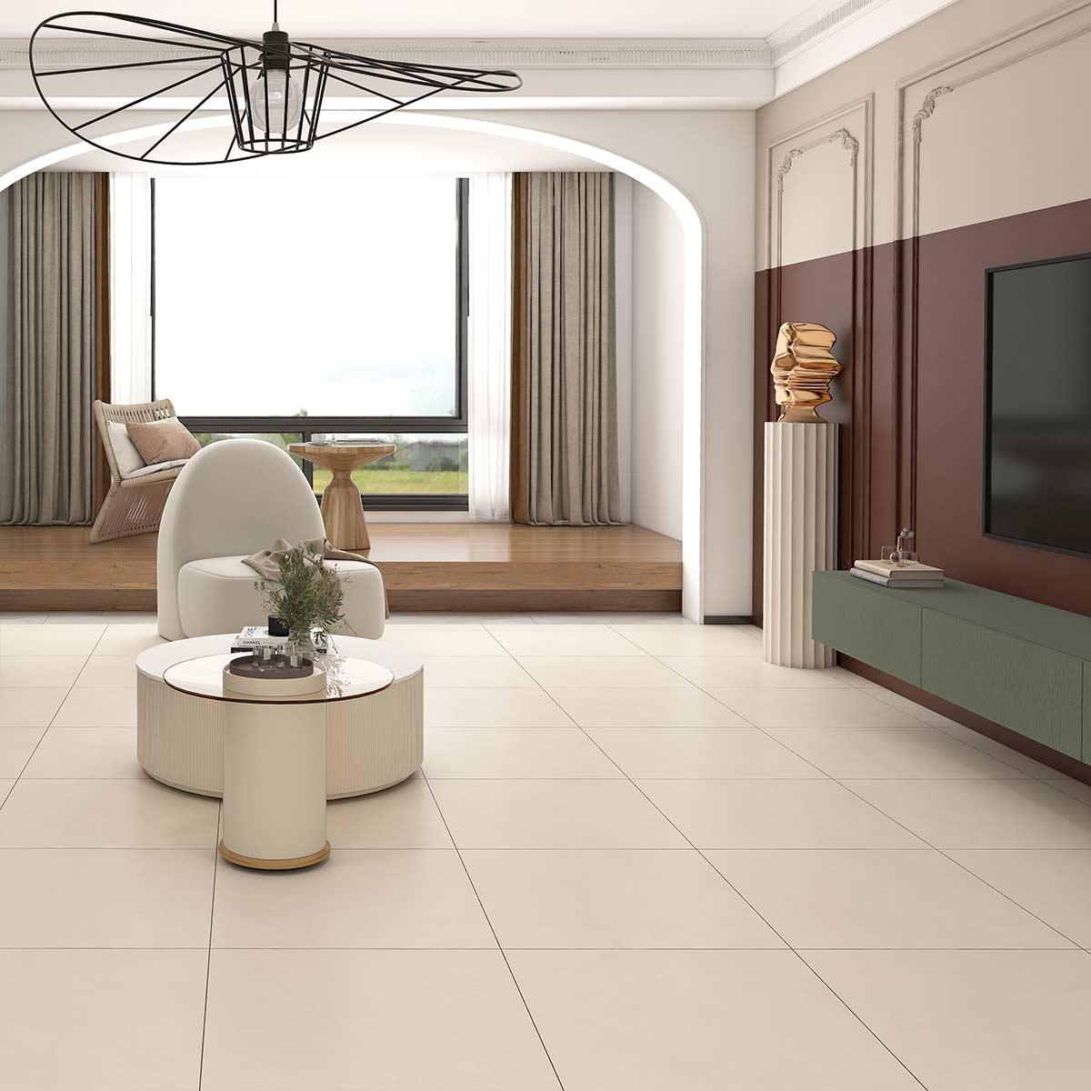 Porcelanato Quinton Gris Claro Mate - 60X60 cm - 1.44 m2