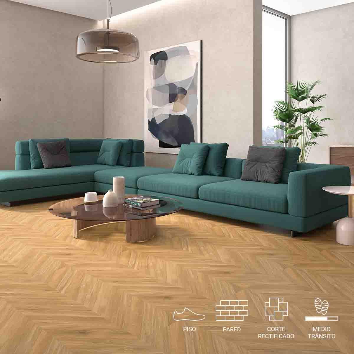 Porcelanato Sena Marfil Mate - 45X45 cm - 1.42 m2