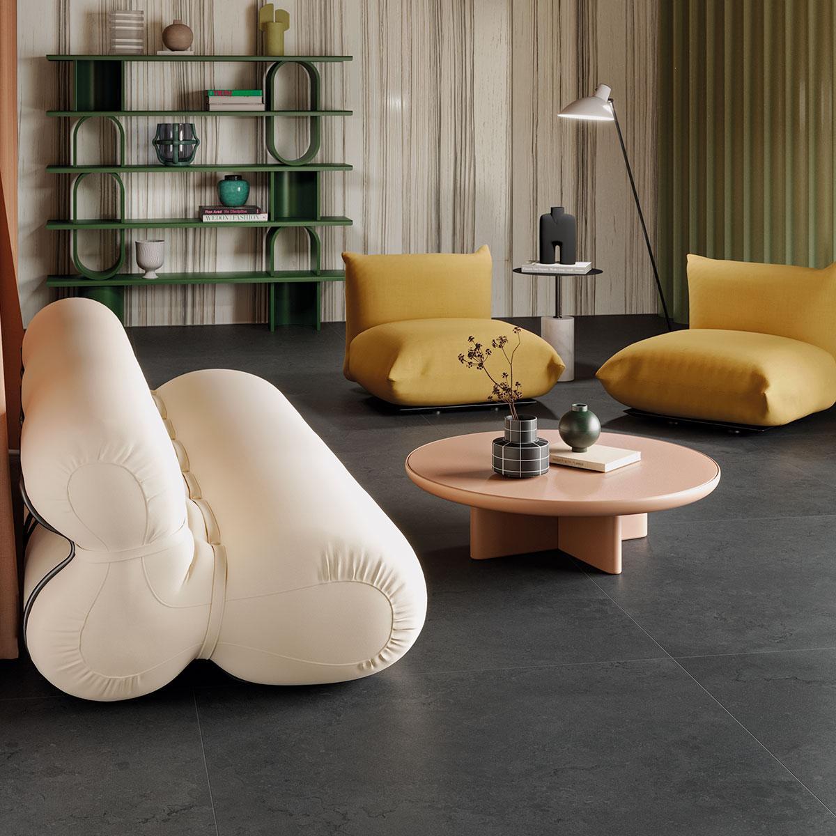Porcelanato Algarve Negro Mate - 60X120 cm - 2.88 m2