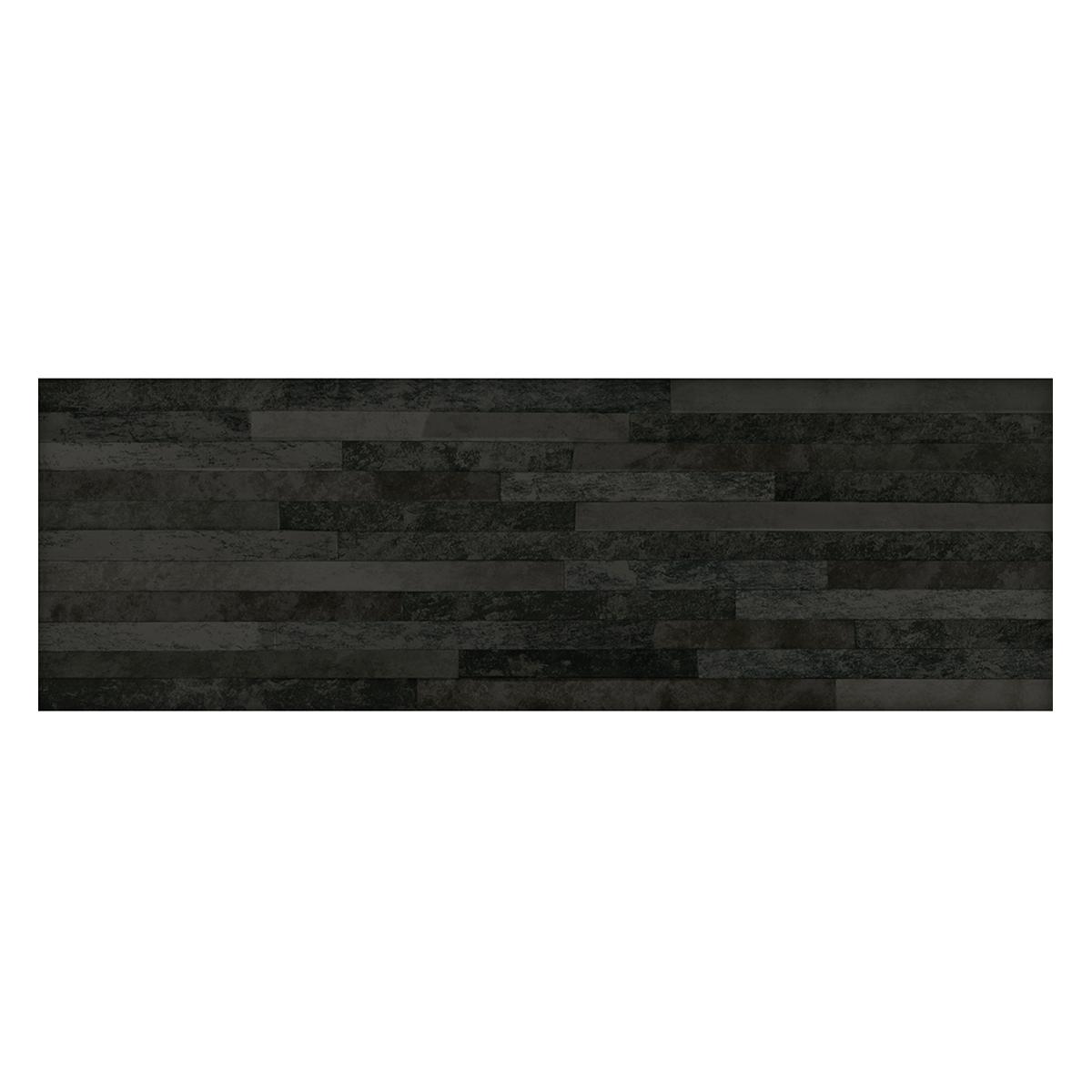 Porcelanato Aspen Negro Mate - 17X52 cm - 0.89 m2