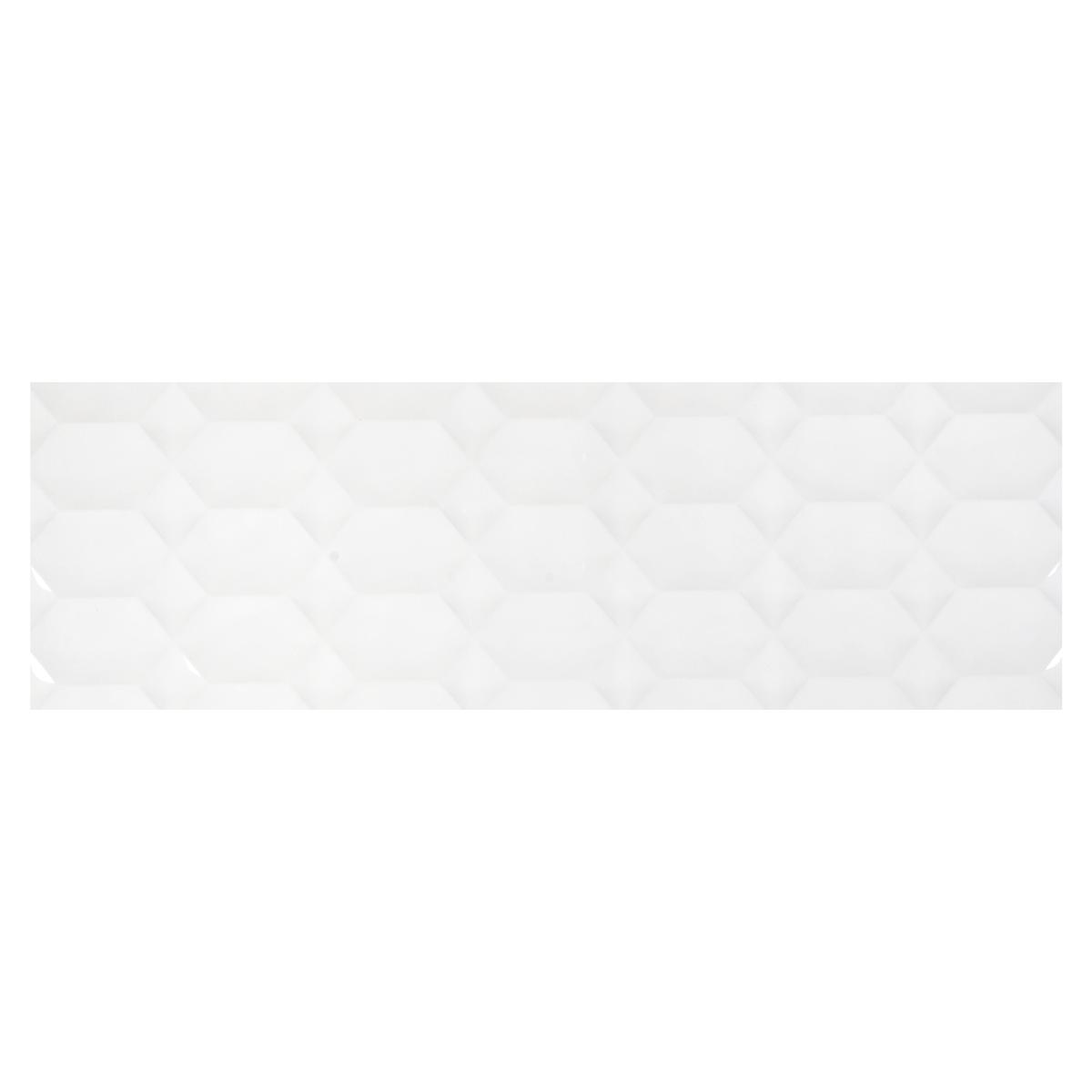 Mayólica Polar Hexa Blanco Brillante - 30X90 cm - 1.08 m2