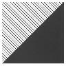 Mayólica Bauhaus Mix Dark Negro Rectificado - 14.5 x 14.5 cm