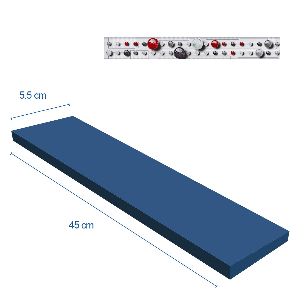 Listelo Domino Blanco Brillante - 45X5.5 cm - 1 pza