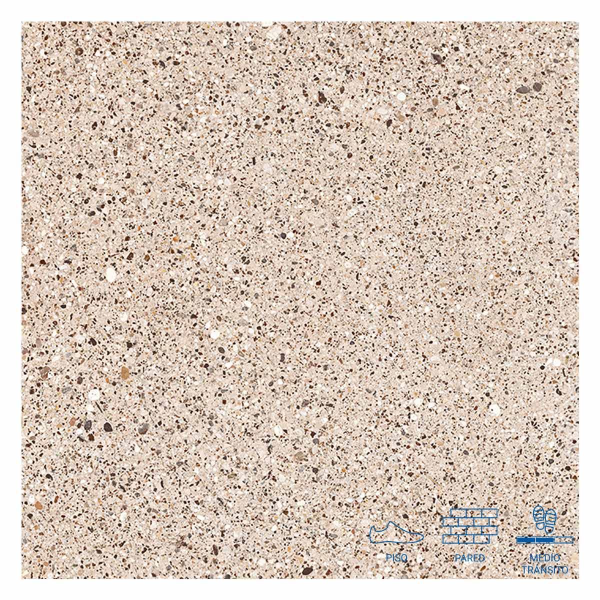 Piso Granito II Beige Brillante - 60X60 cm - 1.80 m2