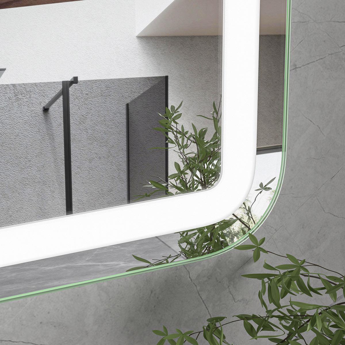 Espejo Zarla Con Luz Led Para Baño