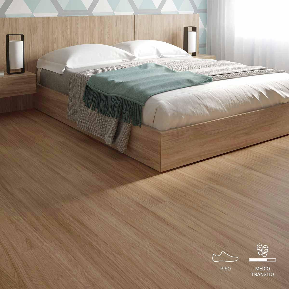 Piso Laminado New Way Itapua AC3 Beige Mate - 18.7X134 cm - 2.50 m2
