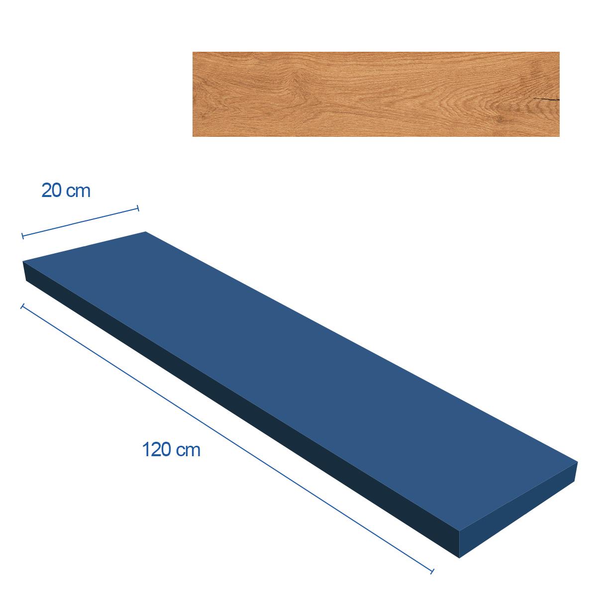 Porcelanato Bricola Miel Mate - 20X120 cm - 1.68 m2