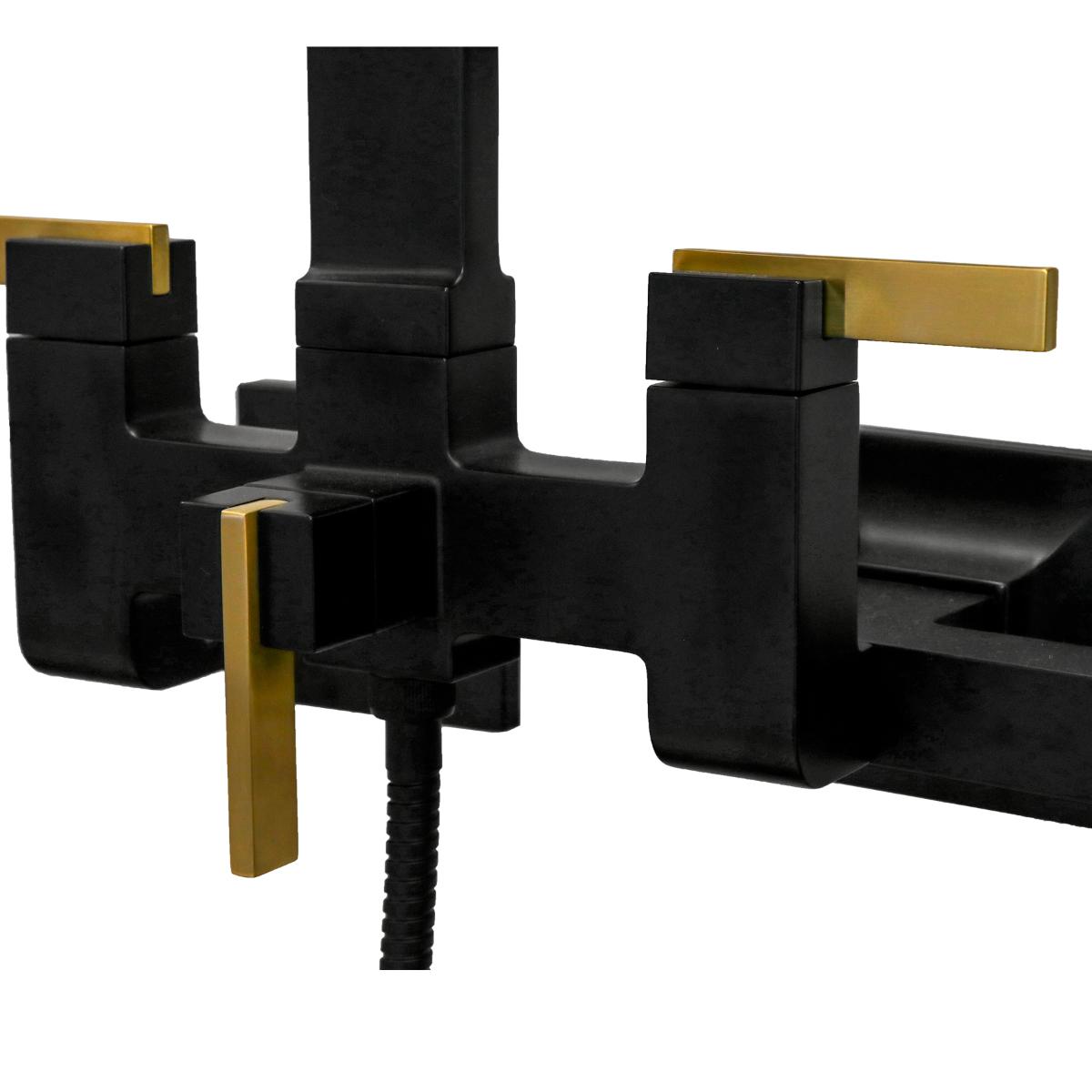 Mezcladora Verve Para Tina - Negro