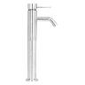 Monocomando Stal Para Lavatorio Alto - Plateado